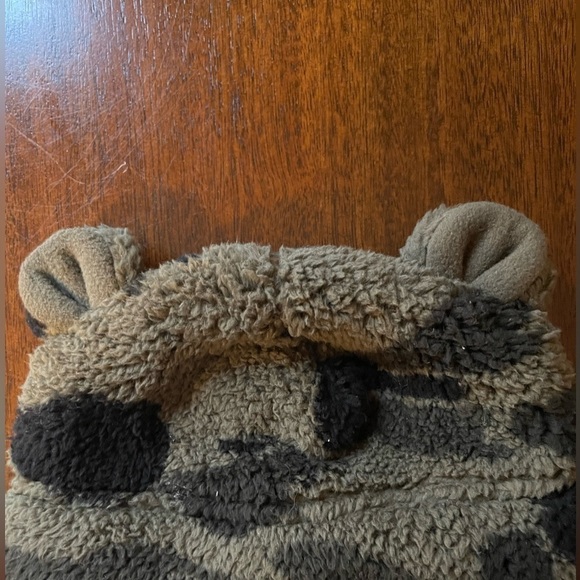 NWOT The North Face | Camo Green Littles Bear Beanie | 0-6 mo - Picture 2 of 4